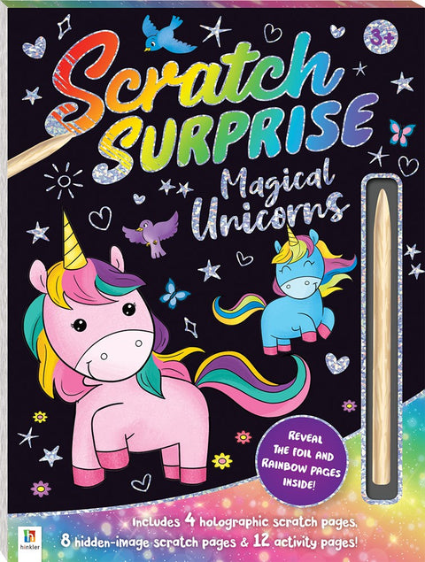 Hinkler Scratch Surprise Magical Unicorns