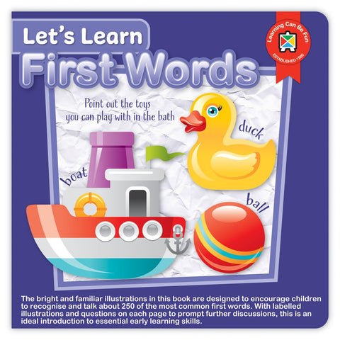 *LCBF Let's Learn Board Book - First Words