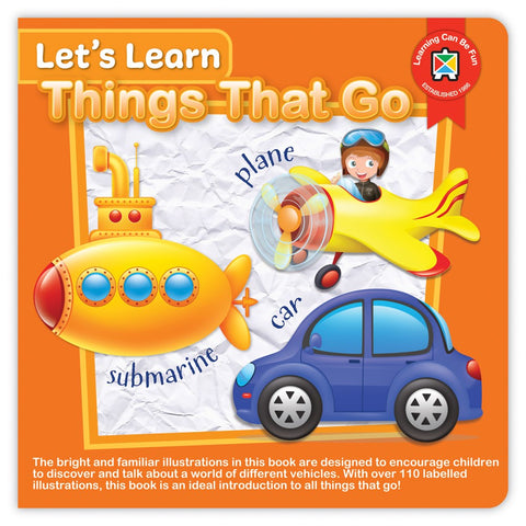 *LCBF Let's Learn Board Book - Things that Go