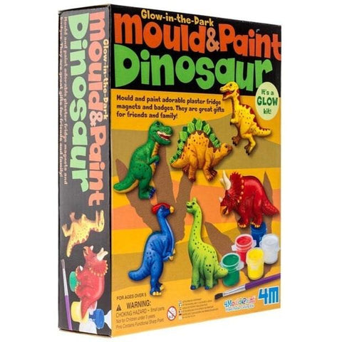 4M Mould & Paint - Glow in the Dark Dinosaur - The Toybox NZ Ltd