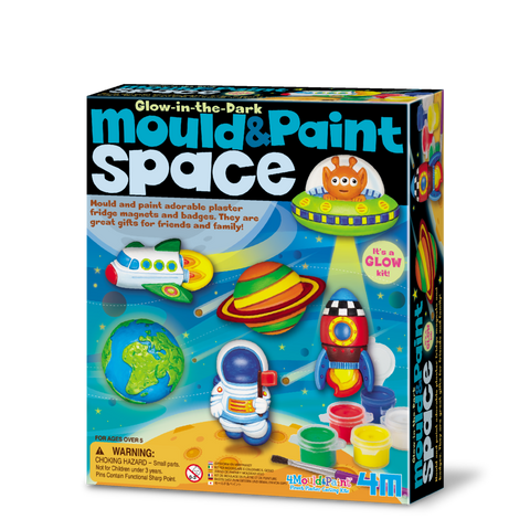 *4M Mould & Paint Glow in the Dark - Space