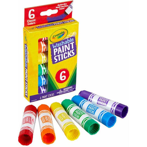 Crayola Washable Paint Sticks 6pk