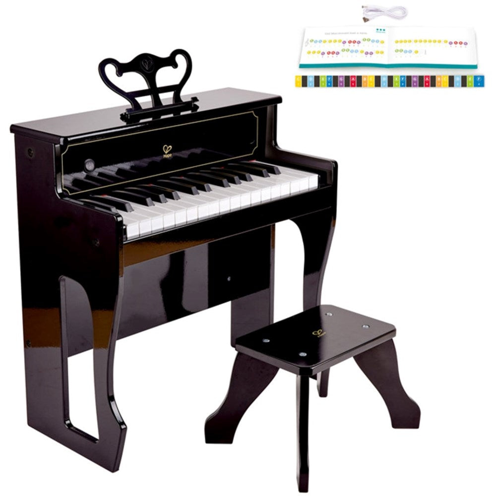 Hape Deluxe White Grand Piano — Toy Kingdom
