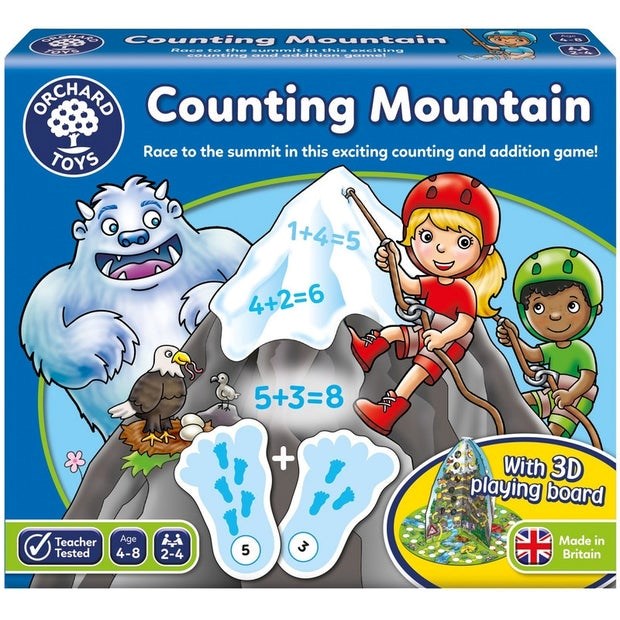 Tekstforfatter defile folder Orchard Toys Counting Mountain Game