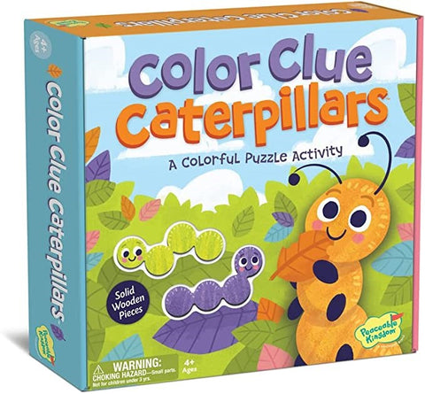 Peaceable Kingdom Game Colour Clue Caterpillars