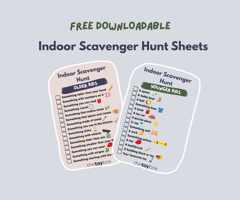 Free Indoor Scavenger Hunt Printables for Kids