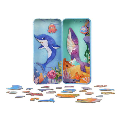 mierEdu Underwater Adventure magnetic puzzle scene and pieces