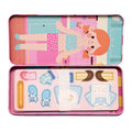 mierEdu Sweet Cafe Chefs magnetic puzzle box open showing pieces