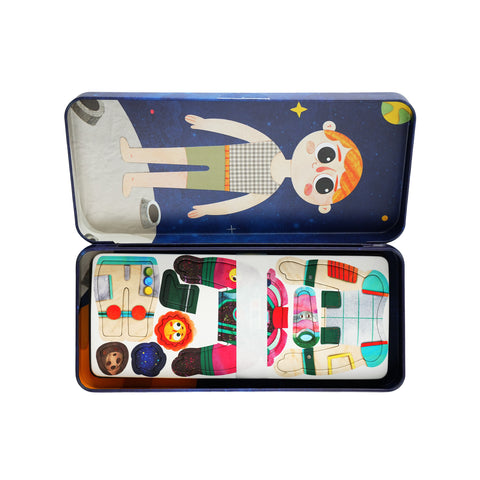 mierEdu Spaceman magnetic puzzle pieces