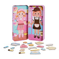 mierEdu Sweet Cafe Chefs magnetic puzzle scene and pieces