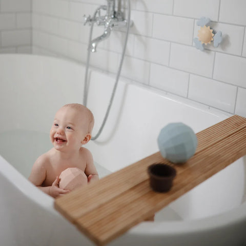 Mushie Nesting Spheres Sensory Toy - Blush