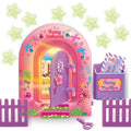 4M Starlit Fairy Door decorated and lit up
