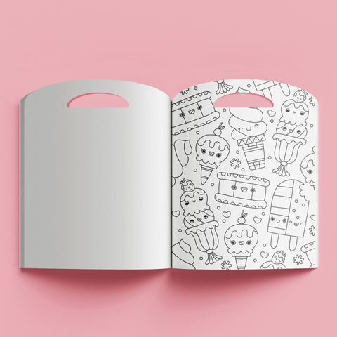 Hinkler Shaped Colouring Book - Magical