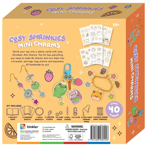 Hinkler Cosy Shrinkies Mini Charms