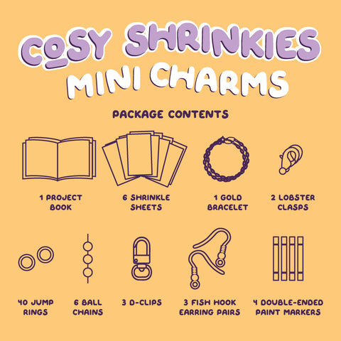 Hinkler Cosy Shrinkies Mini Charms