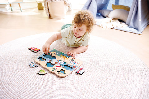 Hape Peg Puzzle - Emergency Vehicles