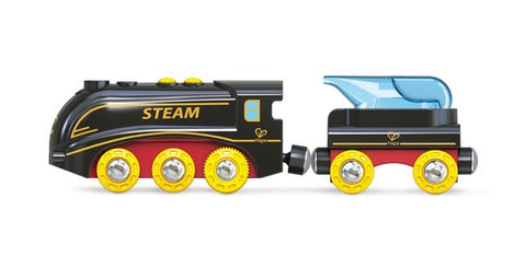 Hape Steam & Whistle Train Set