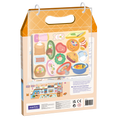 mierEdu Meet My Kitchen magnetic set, back of pack