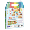 mierEdu Meet My Market magnetic set, back of pack