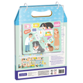 mierEdu Meet My Animal Clinic magnetic set, back of pack