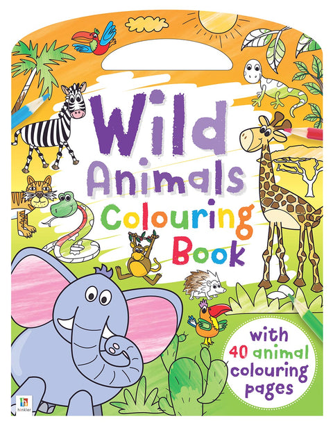 Hinkler Shaped Colouring Book - Animals