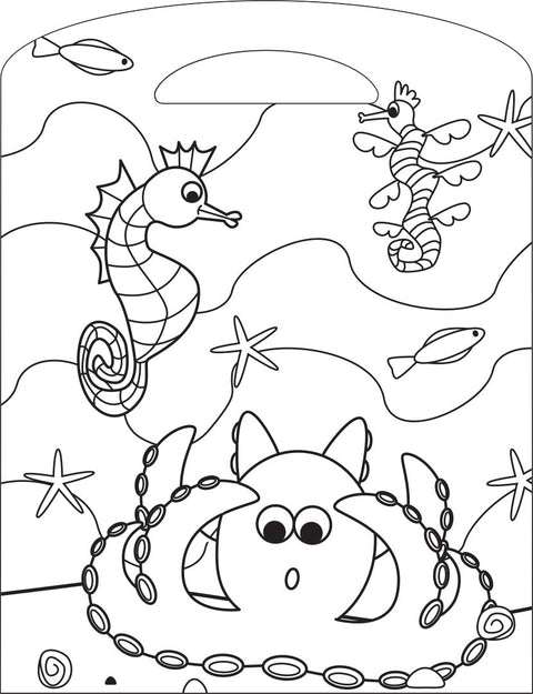 Hinkler Shaped Colouring Book - Animals