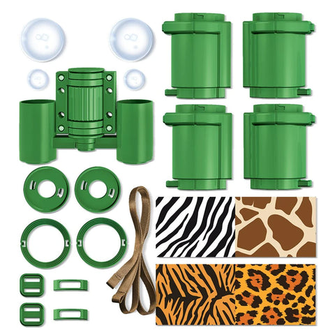 4M KidzLabs Build Your Own Binoculars assembled binoculars