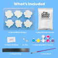 4M Mould & Paint Flower Fairy mould tray and paints