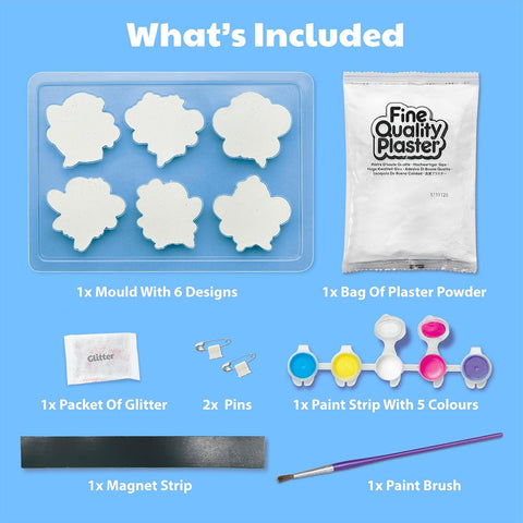 4M Mould & Paint Flower Fairy mould tray and paints