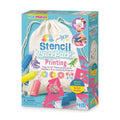 Box of 4M Stencil Backpack Printing kit with colorful design and backpack illustration.