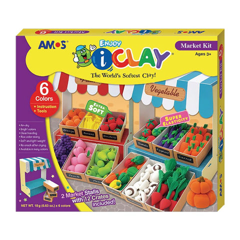 Amos Modelling Clay Kit - Market Stall