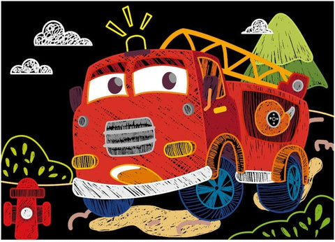 Avenir Mini Scratch Book - Cars