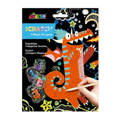 *Avenir Scratch - 4 Magic Dragons