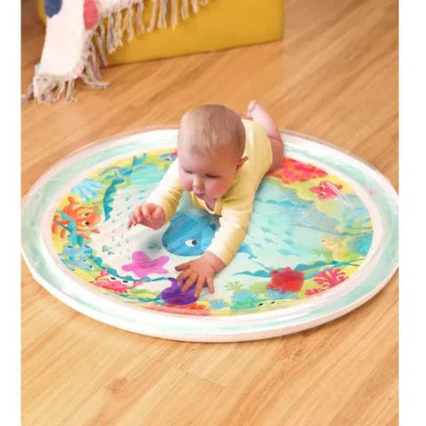 B. toys Baby Water Mat floating sea creatures close-up
