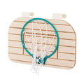 B. toys basketball hoop hanging over a door