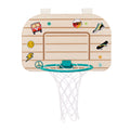B. toys Over-the-Door Basketball Hoop wooden set