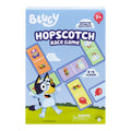 Bluey Hopscotch Race Game cards and spinner