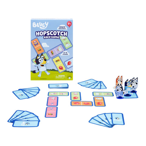 Bluey Hopscotch Race Game character pawns