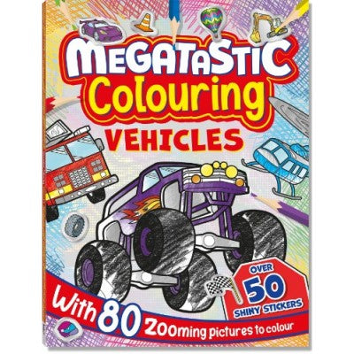 Bookoli Megatastic Colouring - Vehicles