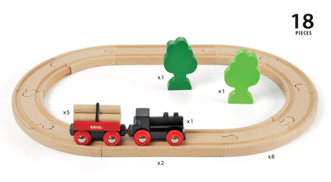 Brio Classic Little Forest Train Set 18pc