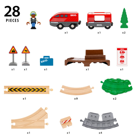 Brio Pullback Train Set