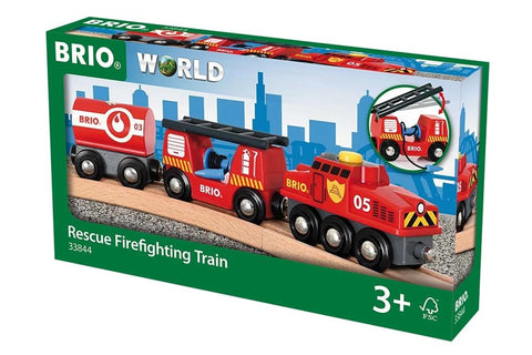 Brio Rescue Firefighting Train 4 pieces