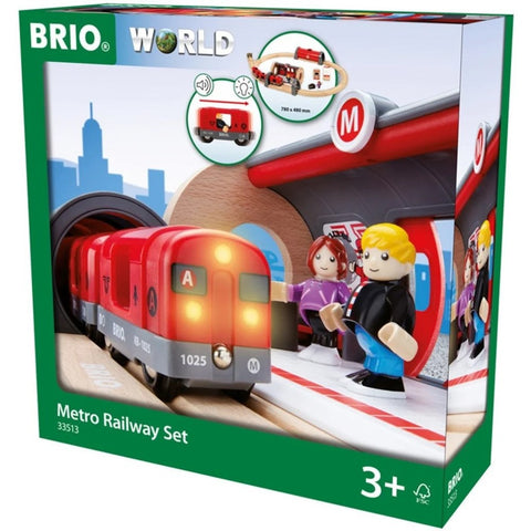 Brio World Metro Railway Set 20 Piece