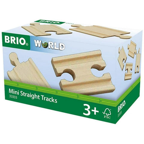 Brio World Mini Straight Tracks 4 Pieces