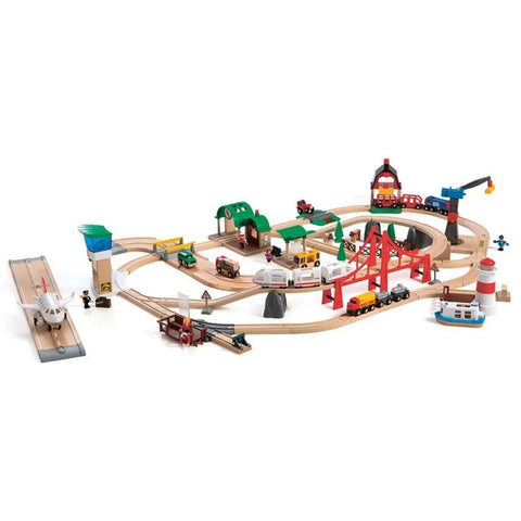 Brio World Railway World Deluxe Set 106 Pieces