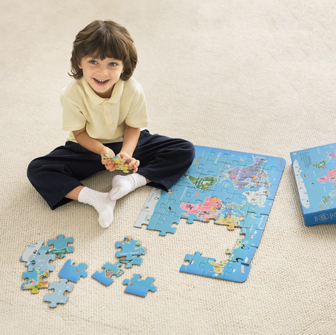 Classic World World Map Puzzle (48 pc)