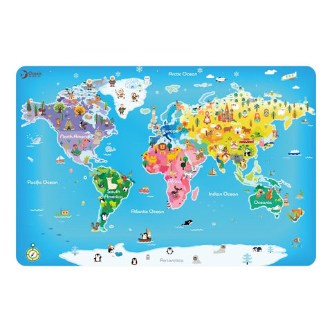 Classic World World Map Puzzle (48 pc)