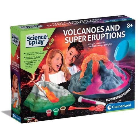 Clementoni Science & Play - Volcano Glow in the Dark Set