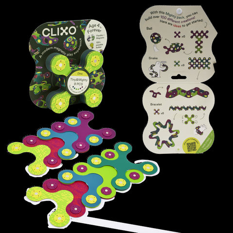 Clixo Tiny & Mighty Pack (9pc) - Dino