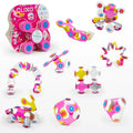Clixo Tiny & Mighty Sparkle 9-piece magnetic building set